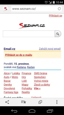 Seznam.cz android App screenshot 4